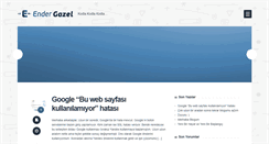 Desktop Screenshot of endergazel.com