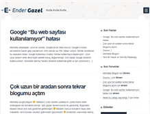 Tablet Screenshot of endergazel.com